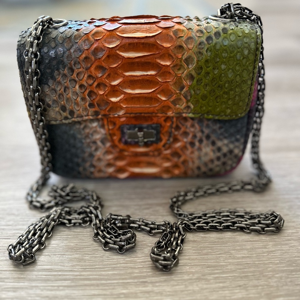 Crocodile Multi Color Bag